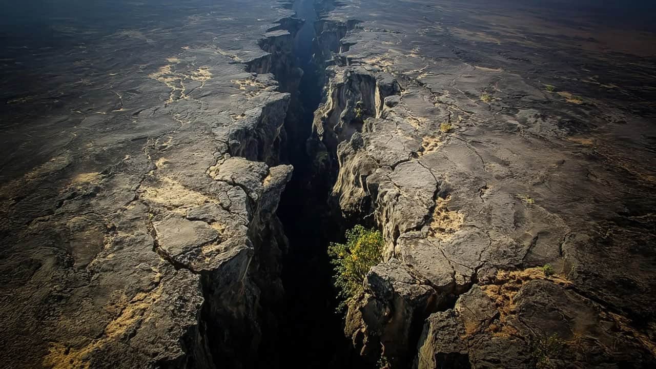 Foto - Yeni bir okyanusun oluşumu hızlandı! Afrika kıtası gözlerimizin önünde bölünüyor 