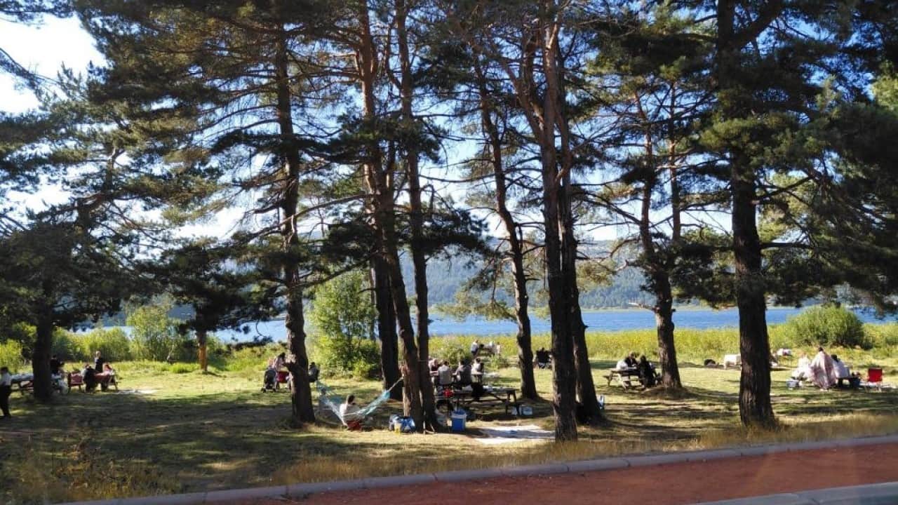 Foto - Yerli yabancı turistler doldurdu Abant, hafta sonu ziyaretçi akının uğradı