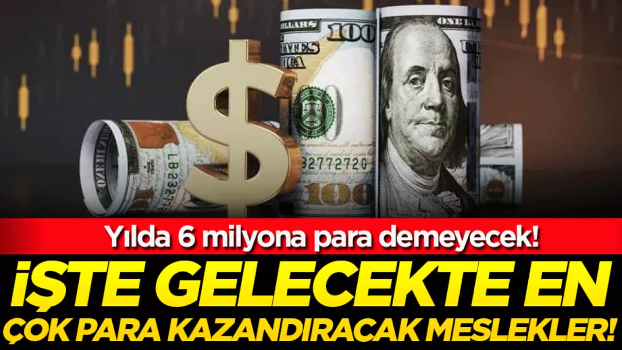 Yılda 6 milyona para demeyecek: İşte gelecekte en çok para kazandıracak! meslekler