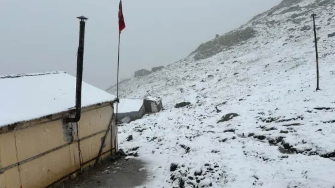 Yılın ilk karı lapa lapa yağdı: O il beyaza büründü