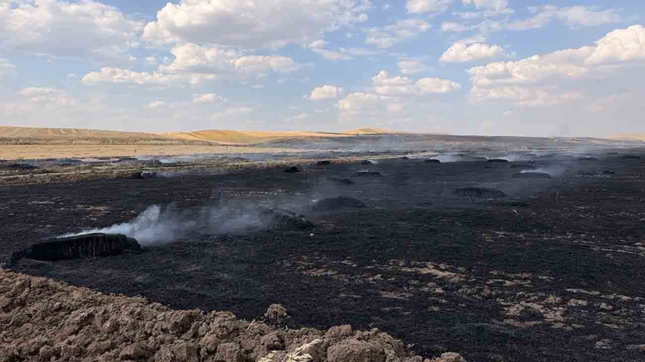 Foto - Yozgat'ta korkutan yangın! 150 dekarlık ekili arazi kül oldu