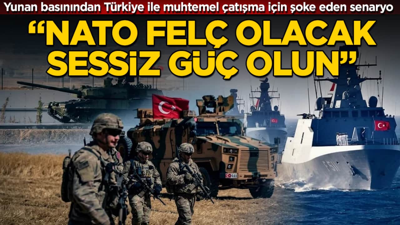 Yunan basınından Türkiye ile muhtemel çatışma için şoke eden senaryo: "NATO felç olacak, sessiz güç olun"