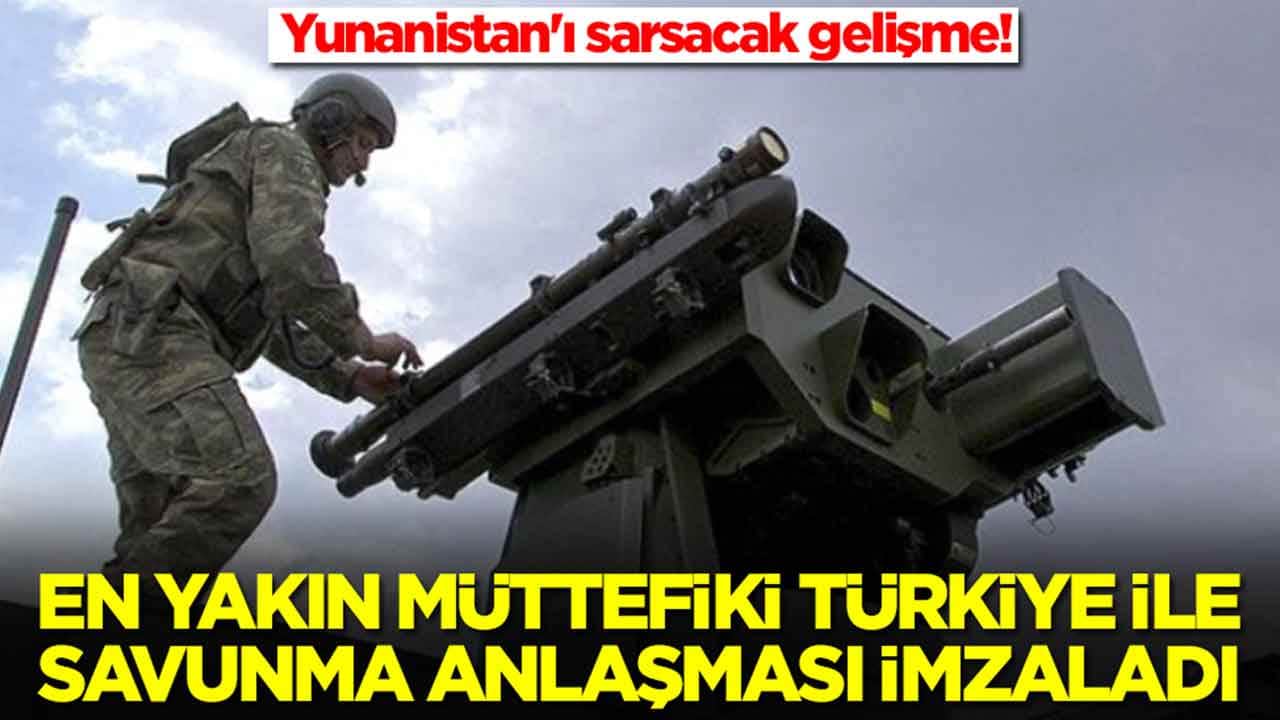 Yunanistan'ı sarsacak gelişme: En yakın müttefiki Türkiye ile savunma anlaşması imzaladı