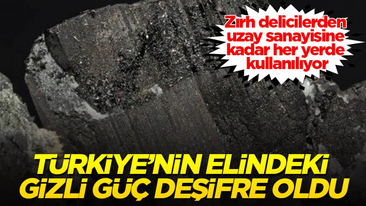 Zırh delicilerden uzay sanayisine kadar her yerde kullanılıyor! Türkiye’nin elindeki gizli güç deşifre oldu