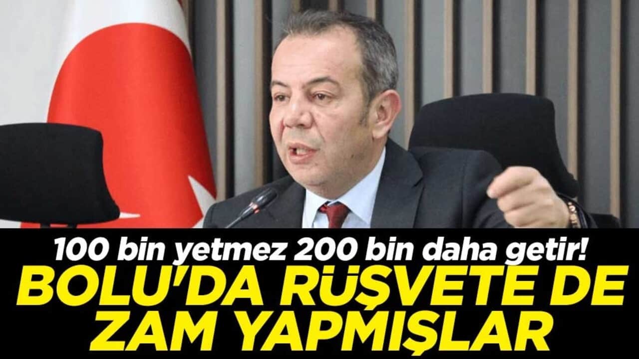 100 bin yetmez 200 bin daha getir! Bolu'da rüşvete de zam yapmışlar