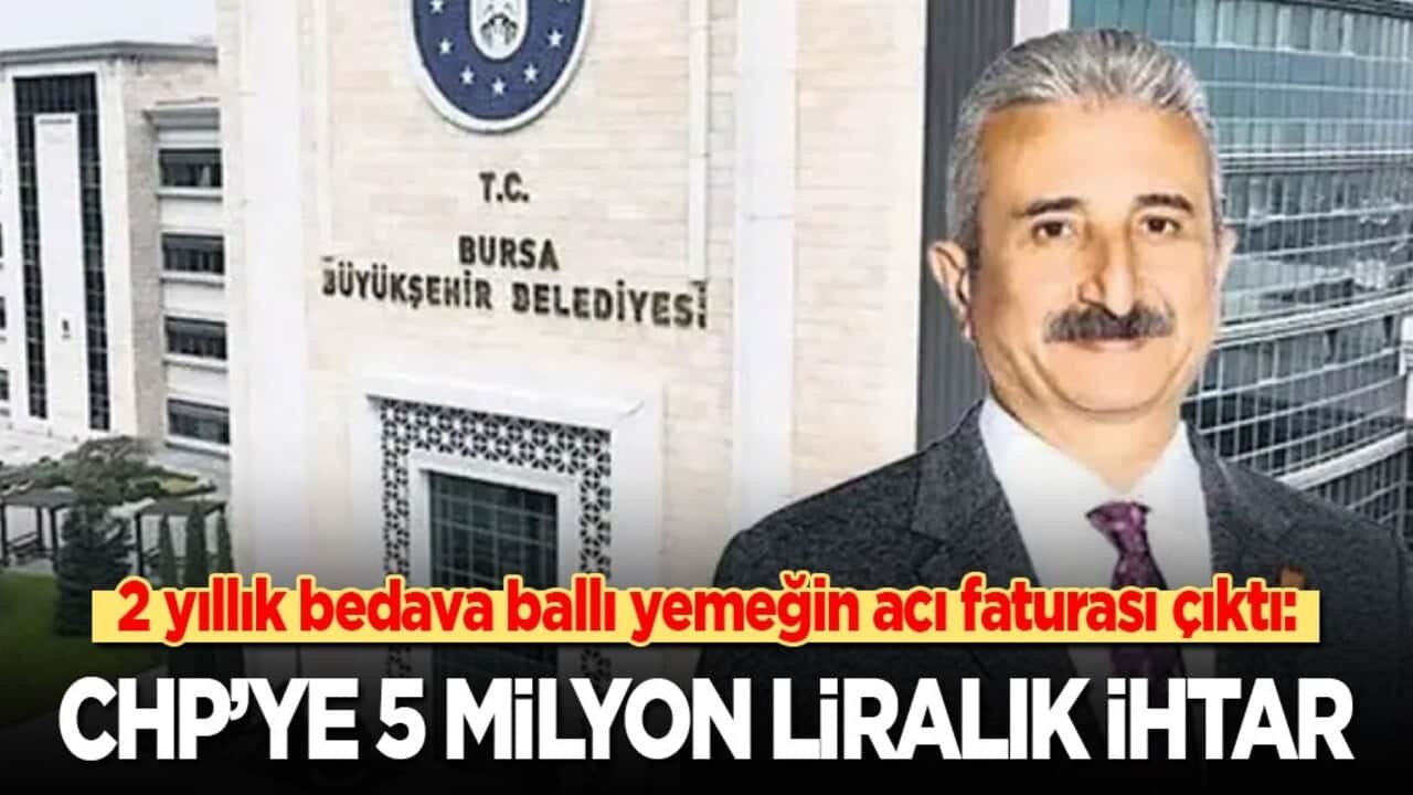 2 yıllık bedava ballı yemeğin acı faturası çıkarıldı: CHP’ye 5 milyon liralık ihtar