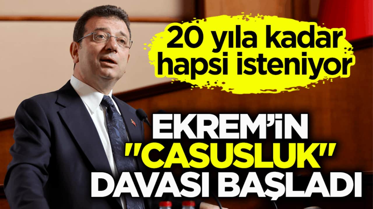 20 yıla kadar hapsi isteniyor! Ekrem’in "casusluk" davasının ilk duruşması başladı