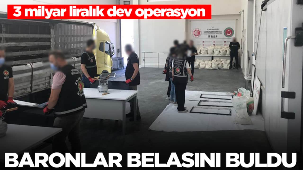 3 milyar liralık dev operasyon: Baronlar belasını buldu