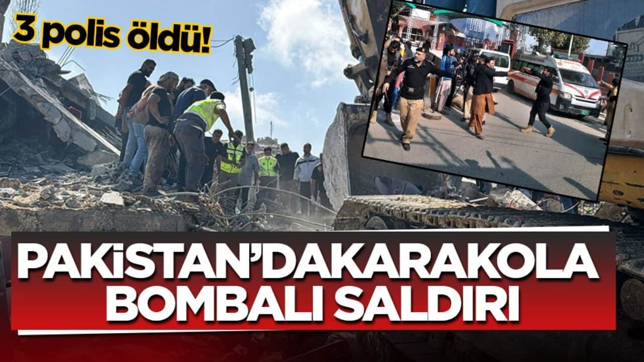 3 polis öldü! Pakistan’da karakola bombalı saldırı
