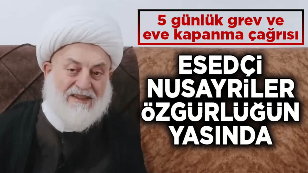 5 günlük grev ve eve kapanma çağrısı! Esedçi Nusayriler özgürlüğün yasında