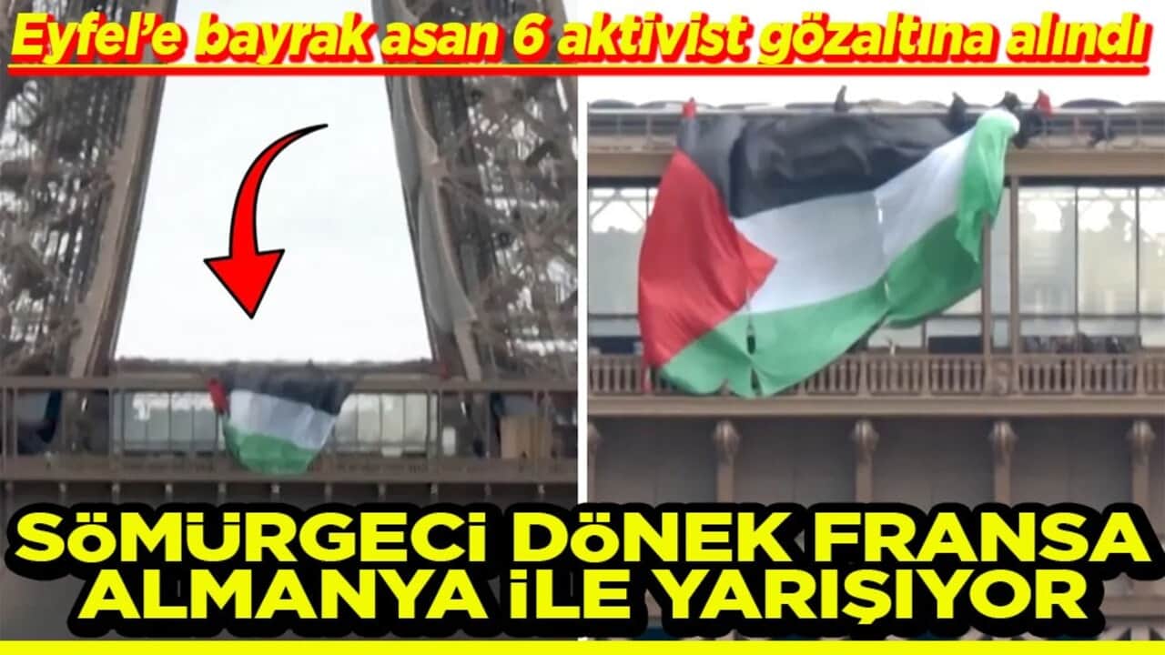 6 aktivist gözaltına alındı Sömürgeci dönek Fransa Almanya ile yarışıyor