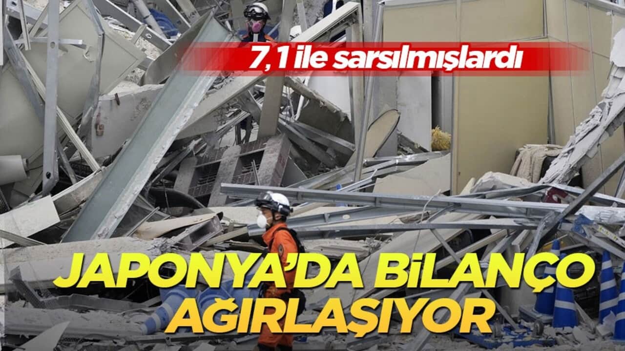7,1 ile sarsılmışlardı! Japonya’da bilanço ağırlaşıyor
