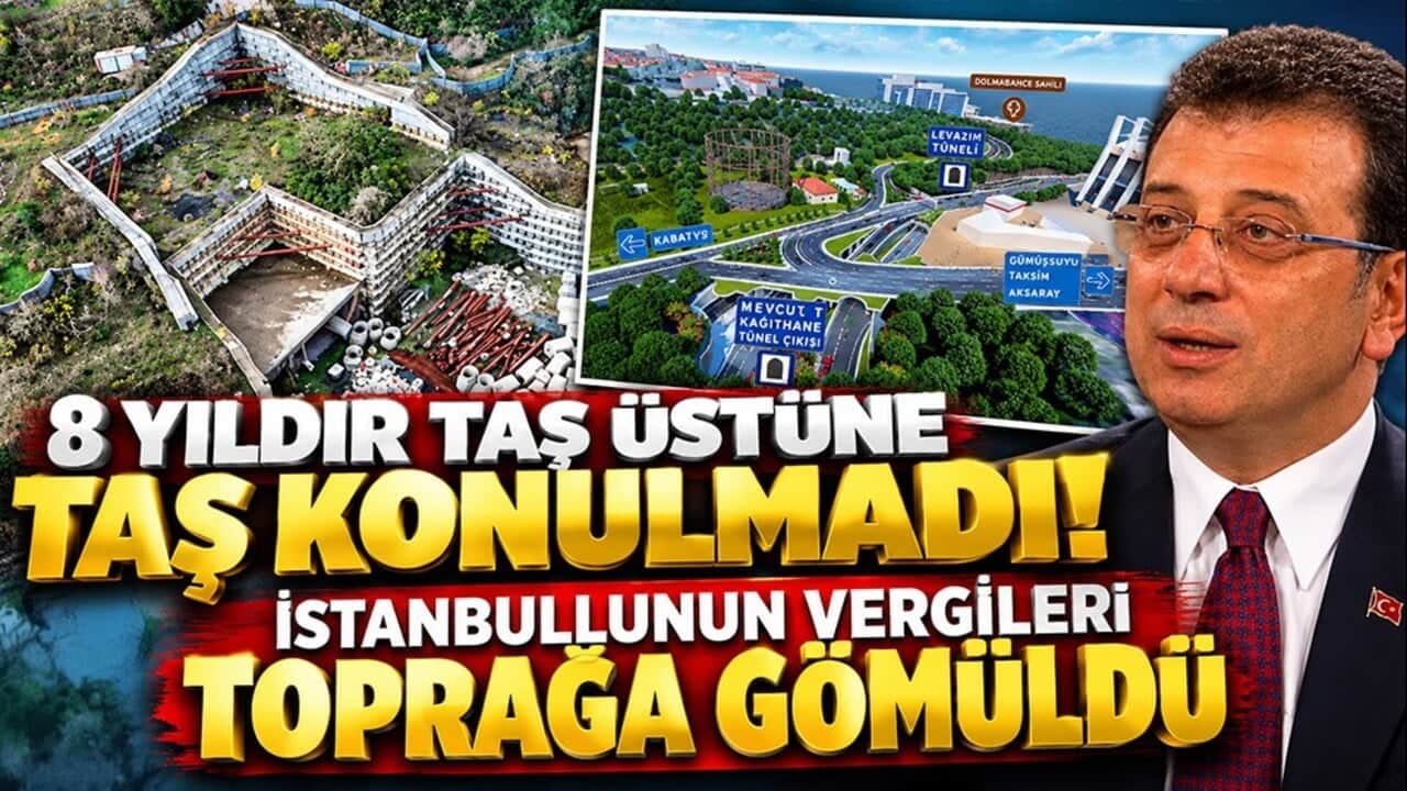 8 yıldır taş üstüne taş konulmadı! İstanbullunun vergileri toprağa gömüldü
