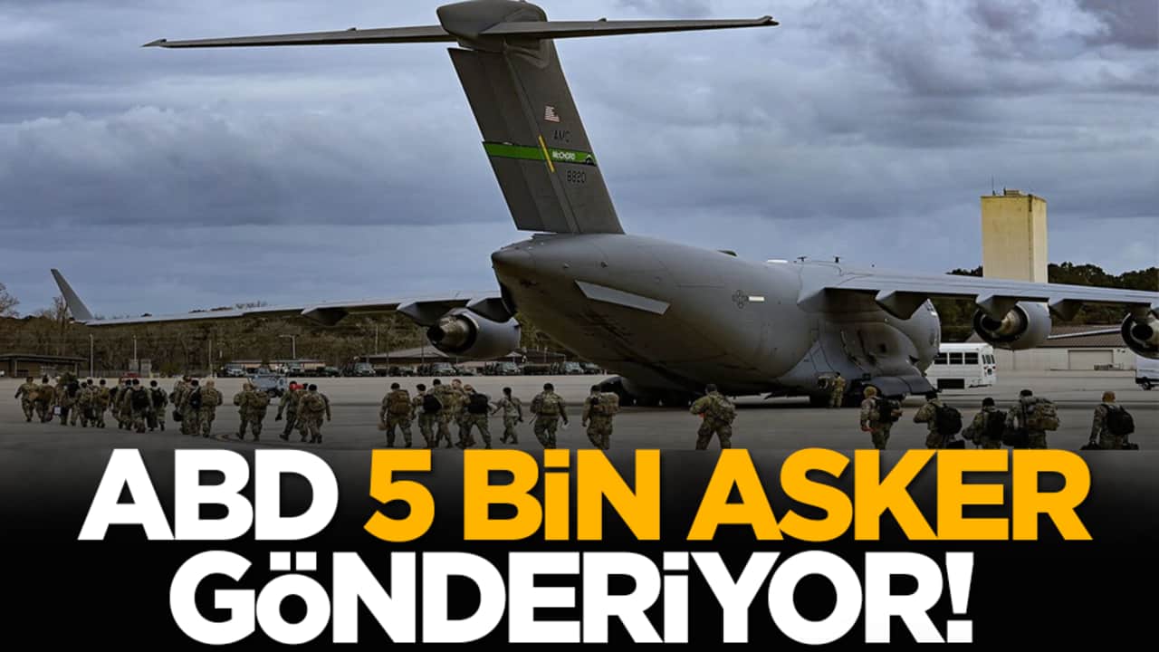 ABD 5 bin asker gönderiyor! Trump duyurdu