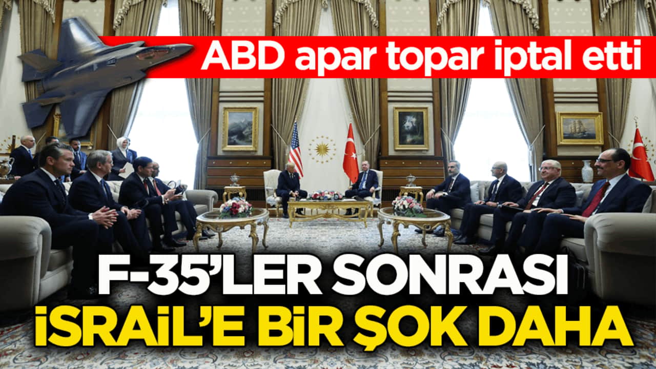 ABD apar topar iptal etti! F-35’ler sonrası İsrail’e bir şok daha