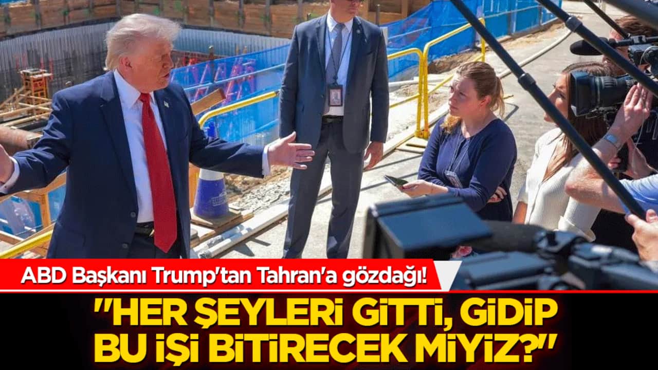 ABD Başkanı Trump'tan Tahran'a gözdağı! "Her şeyleri gitti, gidip bu işi bitirecek miyiz?"