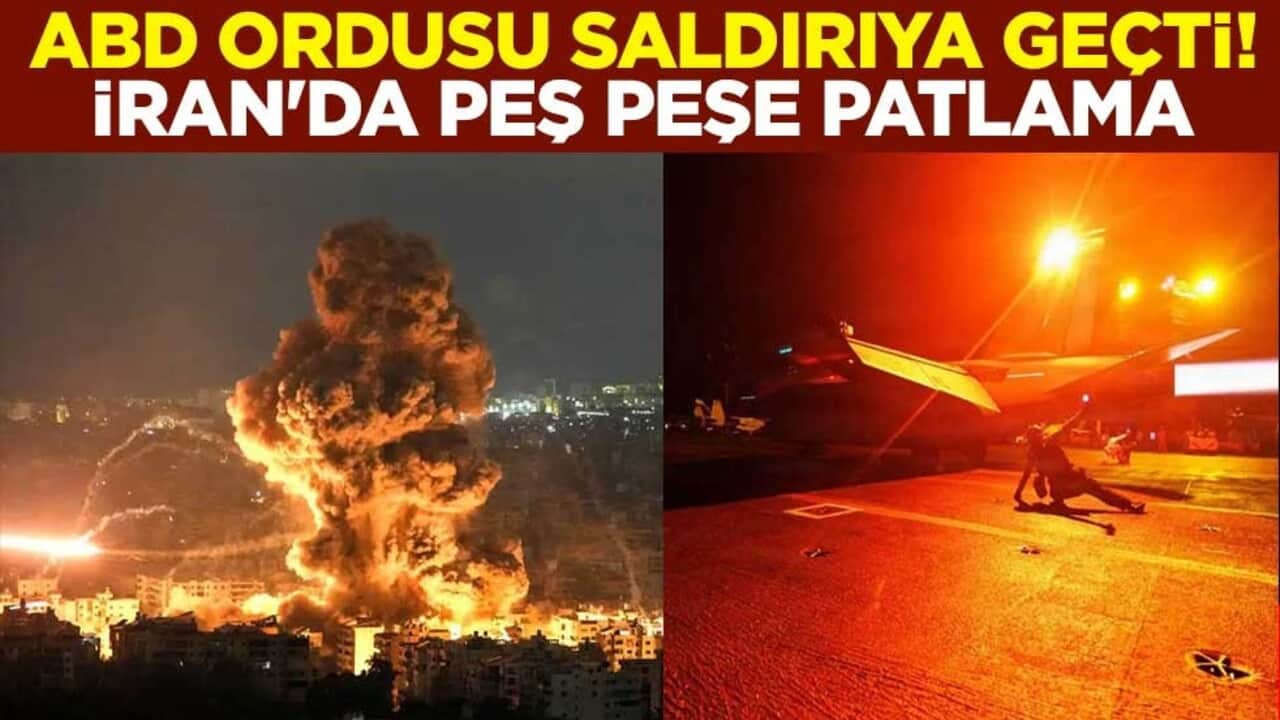 ABD ordusu saldırıya geçti! İran'da peş peşe patlama