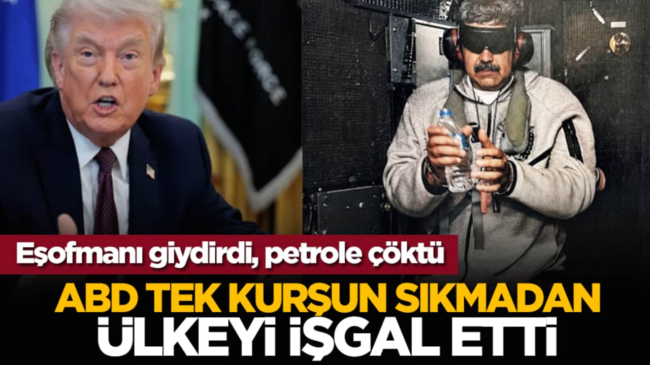 ABD tek kurşun sıkmadan ülkeyi ele geçirdi! Eşofmanı giydirdi, petrole çöktü