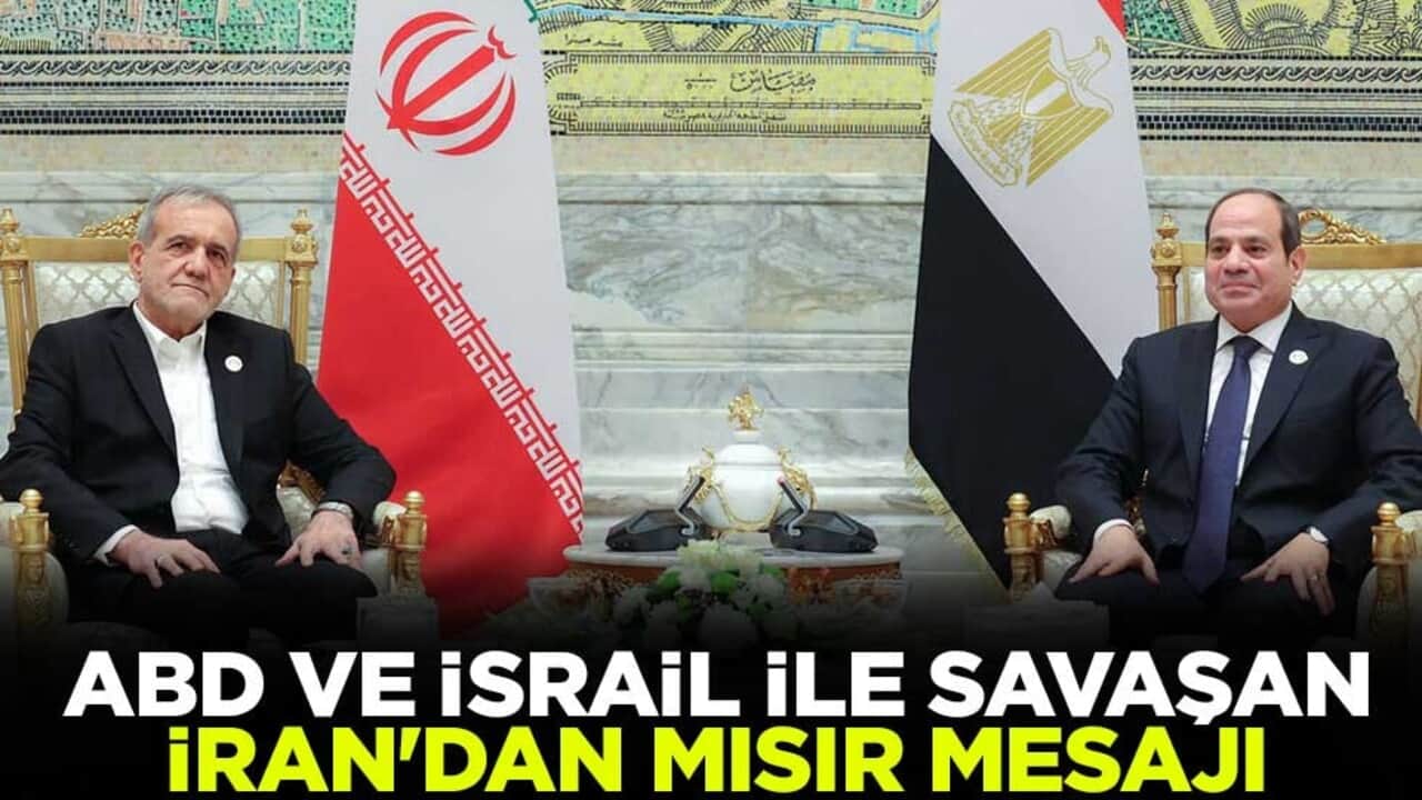 ABD ve İsrail ile savaşan İran'dan Mısır mesajı