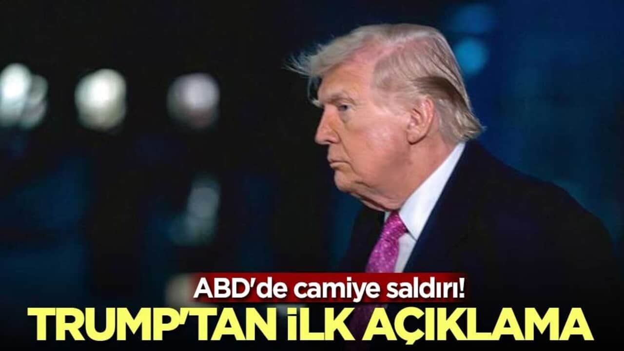 ABD'de camiye saldırı! Trump'tan ilk açıklama