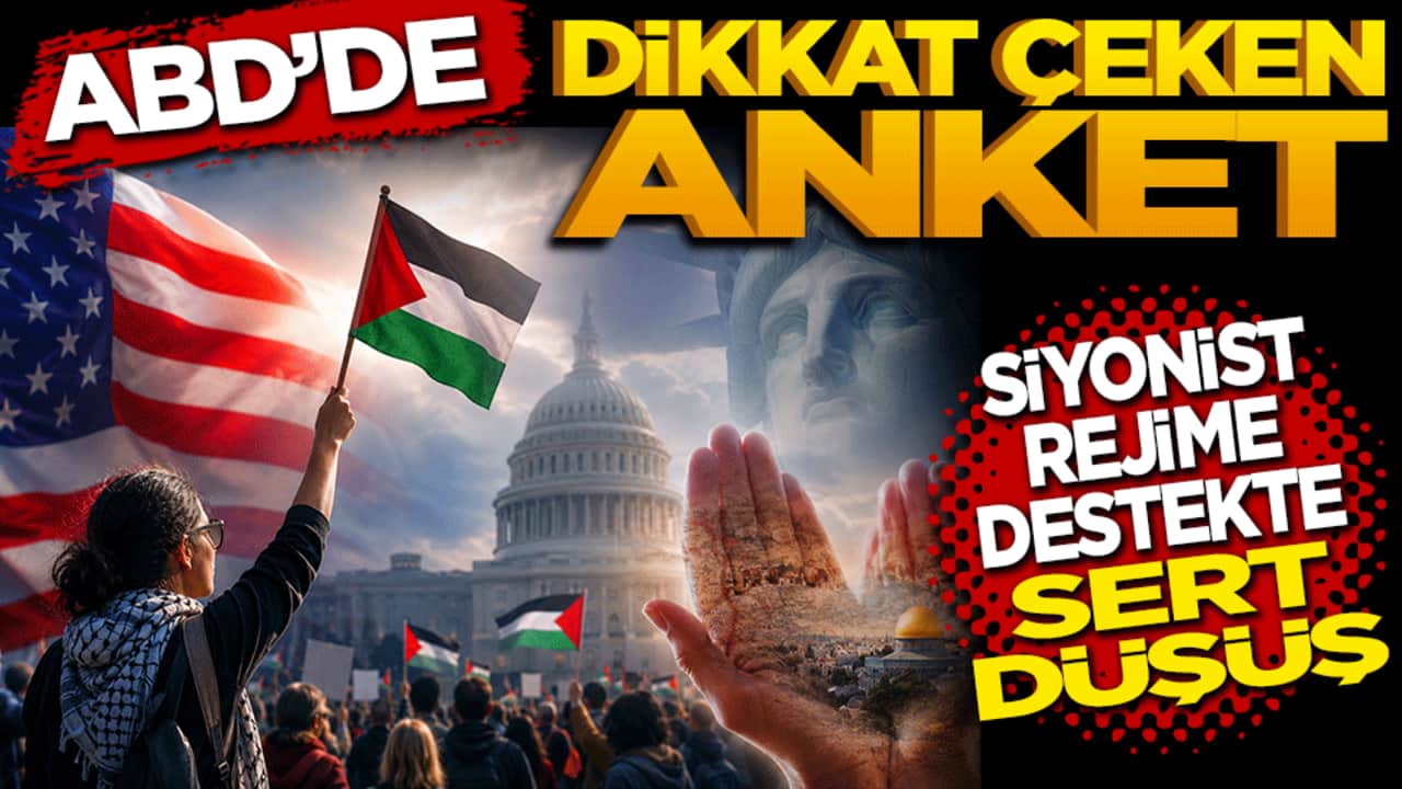 ABD’de dikkat çeken anket: Demokrat tabanda siyonist rejime destek sert düştü