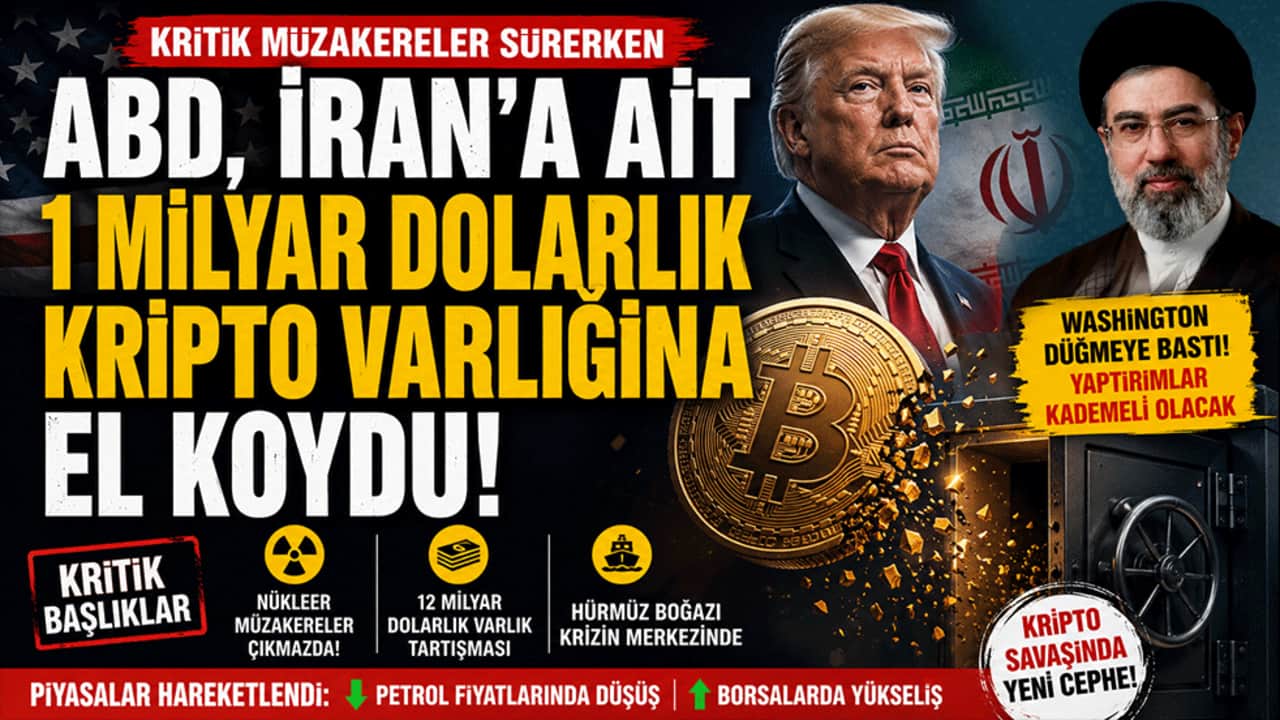 ABD'den İran'a 1 milyar dolarlık kripto darbesi! Washington düğmeye bastı: İran'ın dijital servetine el konuldu