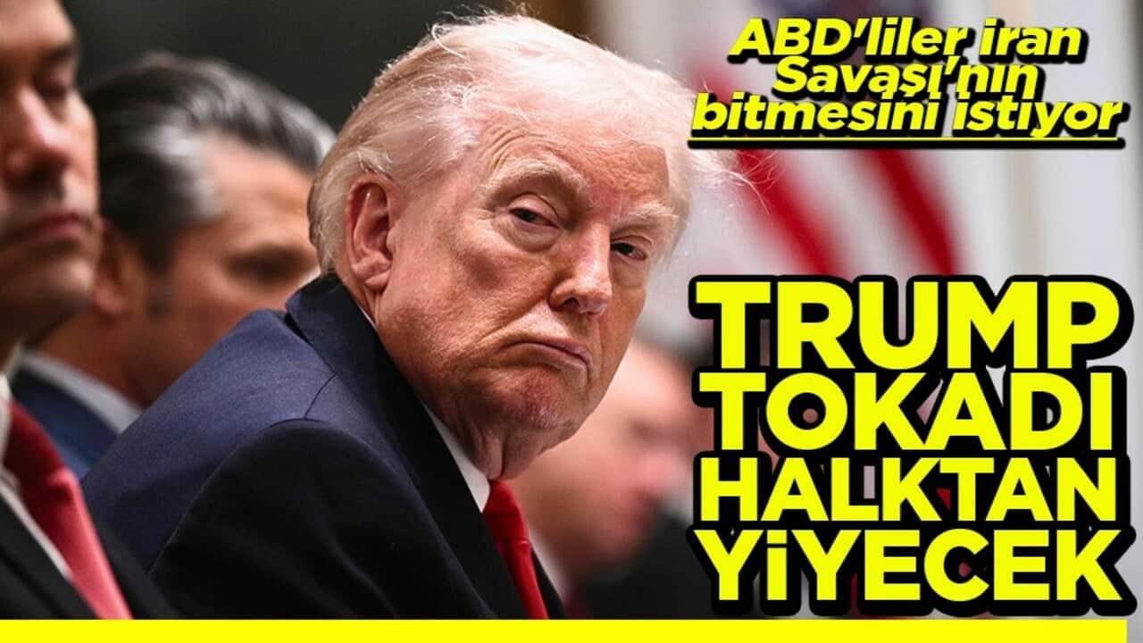 ABD'liler İran Savaşı'nın bitmesini istiyor Trump tokadı halktan yiyecek