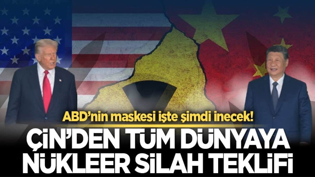 ABD’nin maskesi işte şimdi inecek! Çin’den tüm dünyaya nükleer silah teklifi