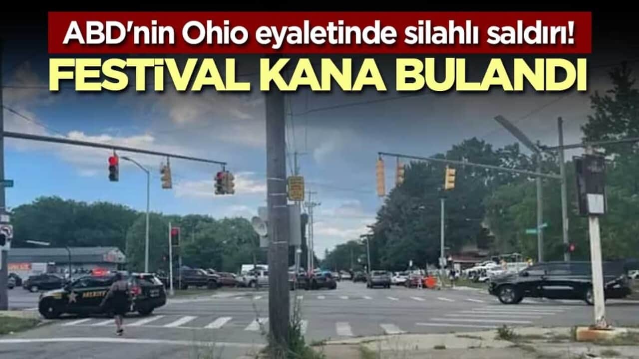 ABD'nin Ohio eyaletinde silahlı saldırı! Festival kana bulandı
