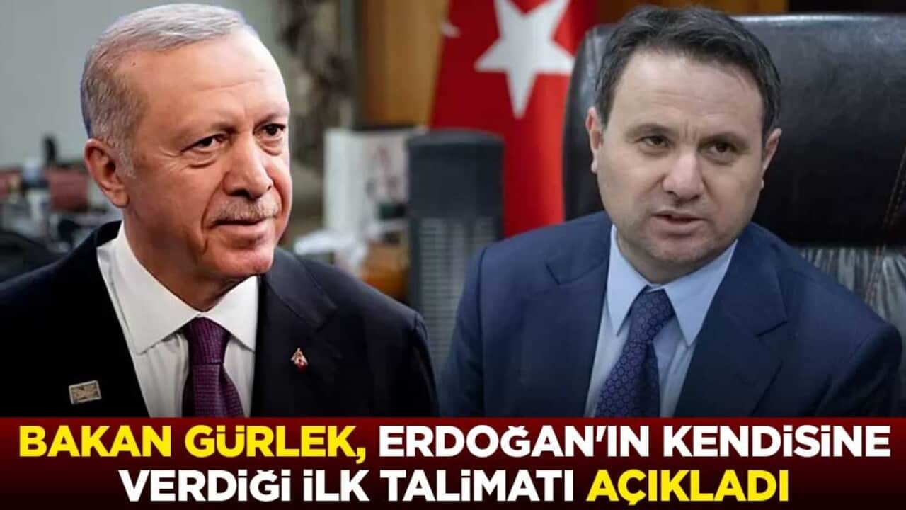 Adalet Bakanı Akın Gürlek, Cumhurbaşkanı Erdoğan'ın kendisine verdiği ilk talimatı açıkladı