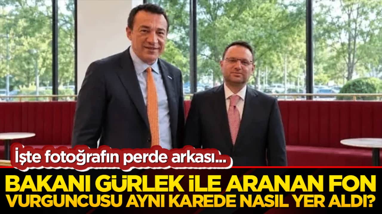Adalet Bakanı Akın Gürlek ile aranan fon vurguncusu aynı karede nasıl yer aldı? İşte fotoğrafın perde arkası