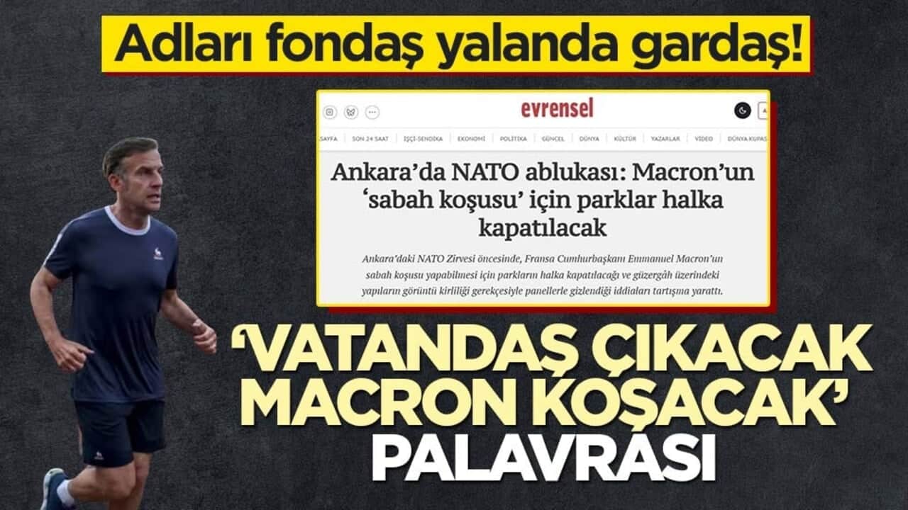 Adları fondaş yalanda gardaş! ‘Vatandaş çıkacak Macron koşacak’ palavrası
