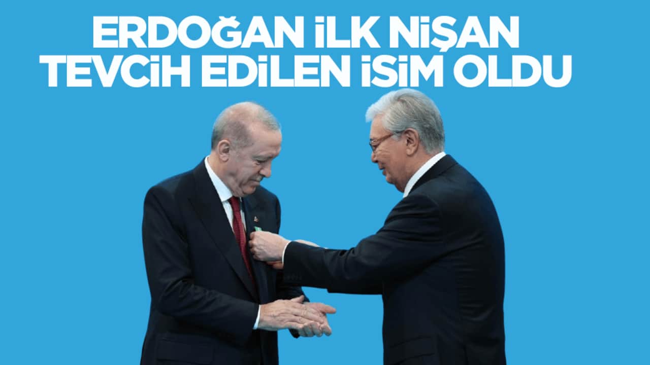 Ahmet Yesevi Özel Devlet Nişanı ilk kez Cumhurbaşkanı Erdoğan’a verildi