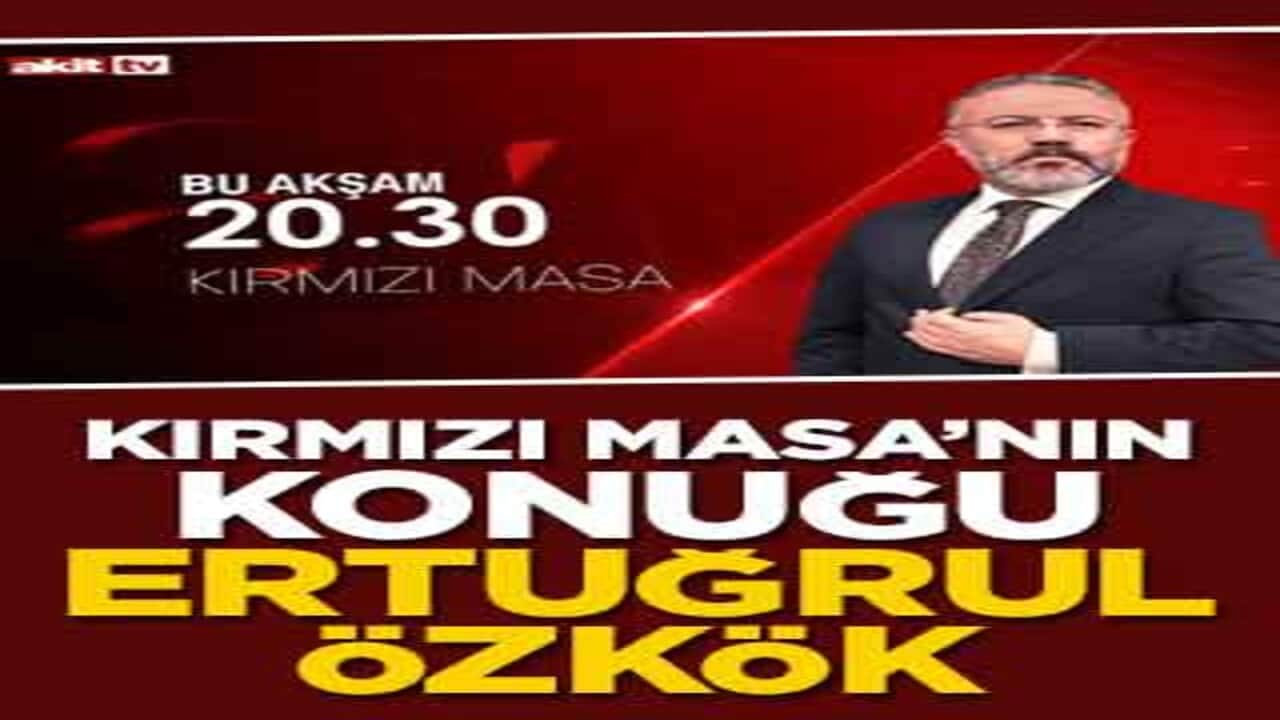 Akit TV’de Kırmızı Masa’nın konuğu gazeteci Ertuğrul Özkök