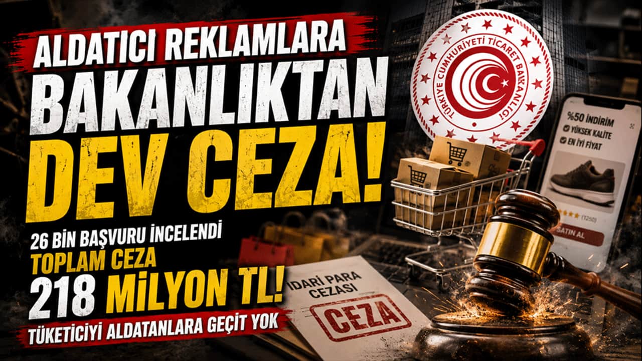 Aldatıcı reklamların faturası ağır oldu! Bakanlık cezayı kesti: 218 milyon TL