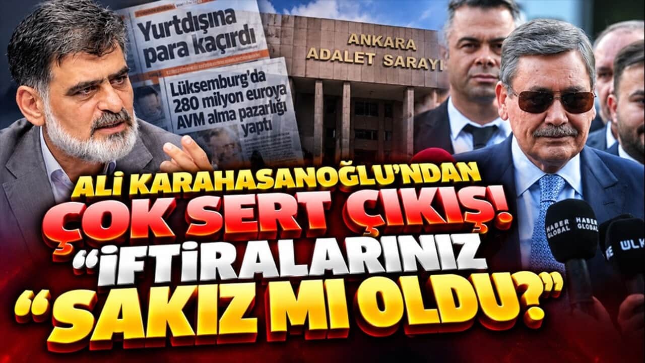 Ali Karahasanoğlu'ndan dikkat çeken Melih Gökçek çıkışı: İftiralarınız sakız mı oldu?