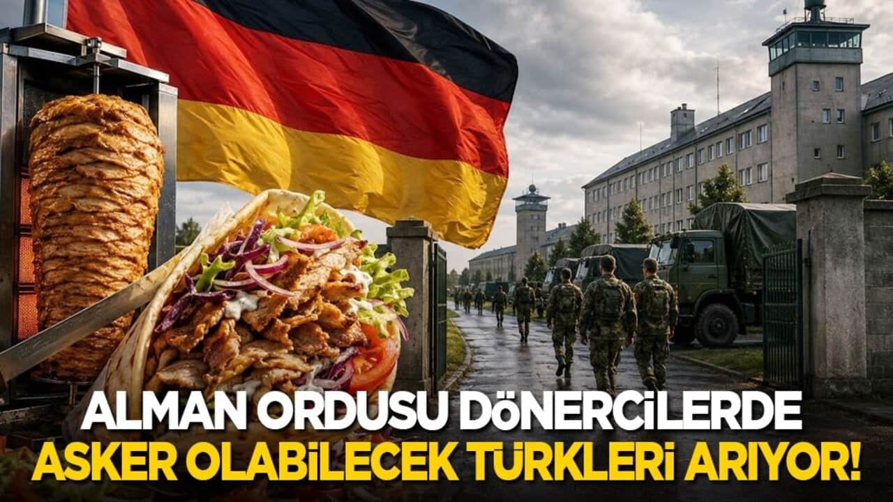 Alman ordusu dönercilerde asker olacak Türkleri arıyor!