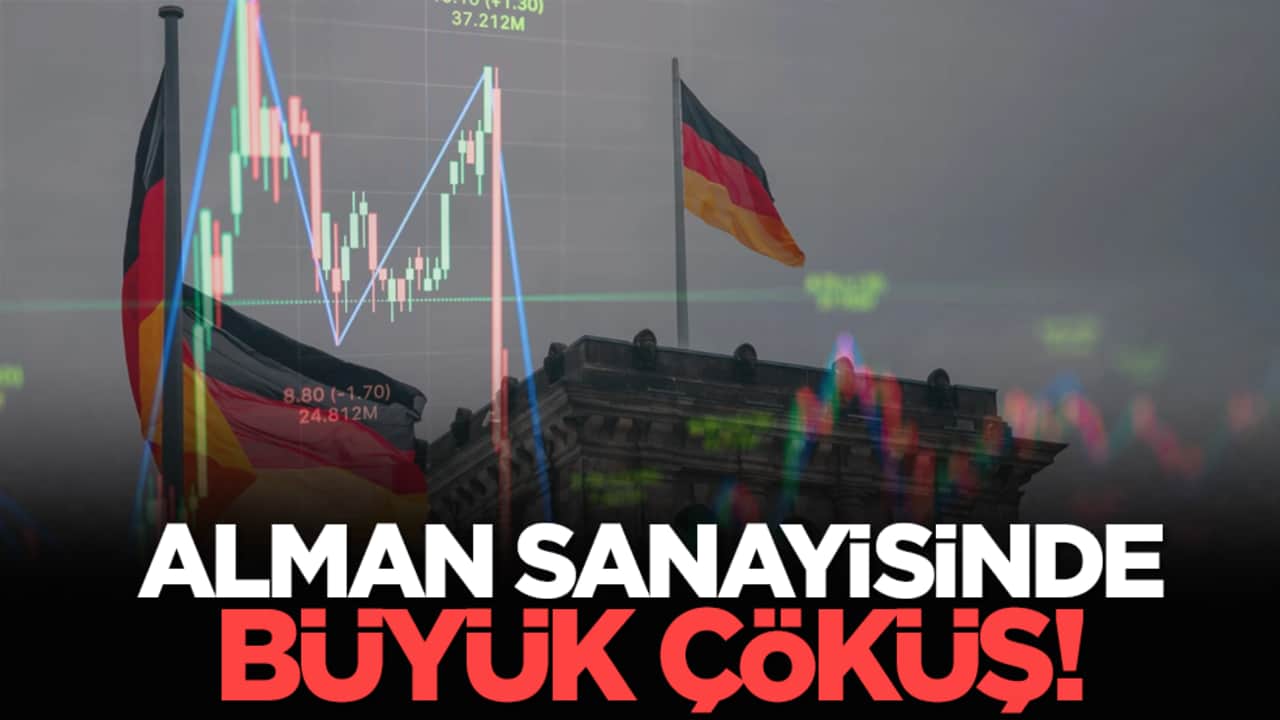 Alman sanayisinde büyük çöküş!