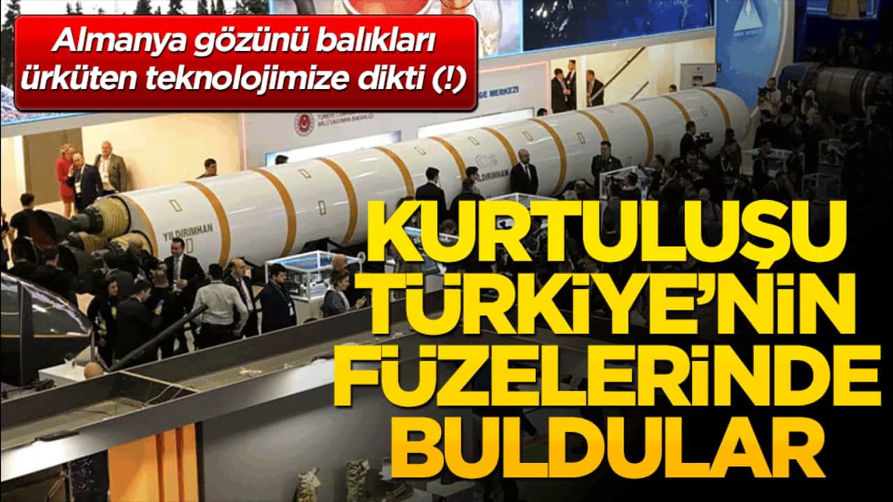 Almanya gözünü balıkları ürküten teknolojimize dikti! Füze teknolojisi mercek altında