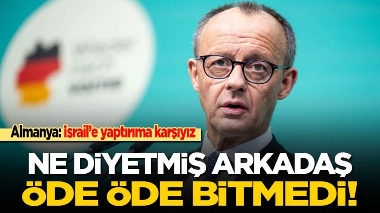 Almanya: İsrail’e yaptırıma karşıyız! Ne diyetmiş arkadaş öde öde bitmedi!