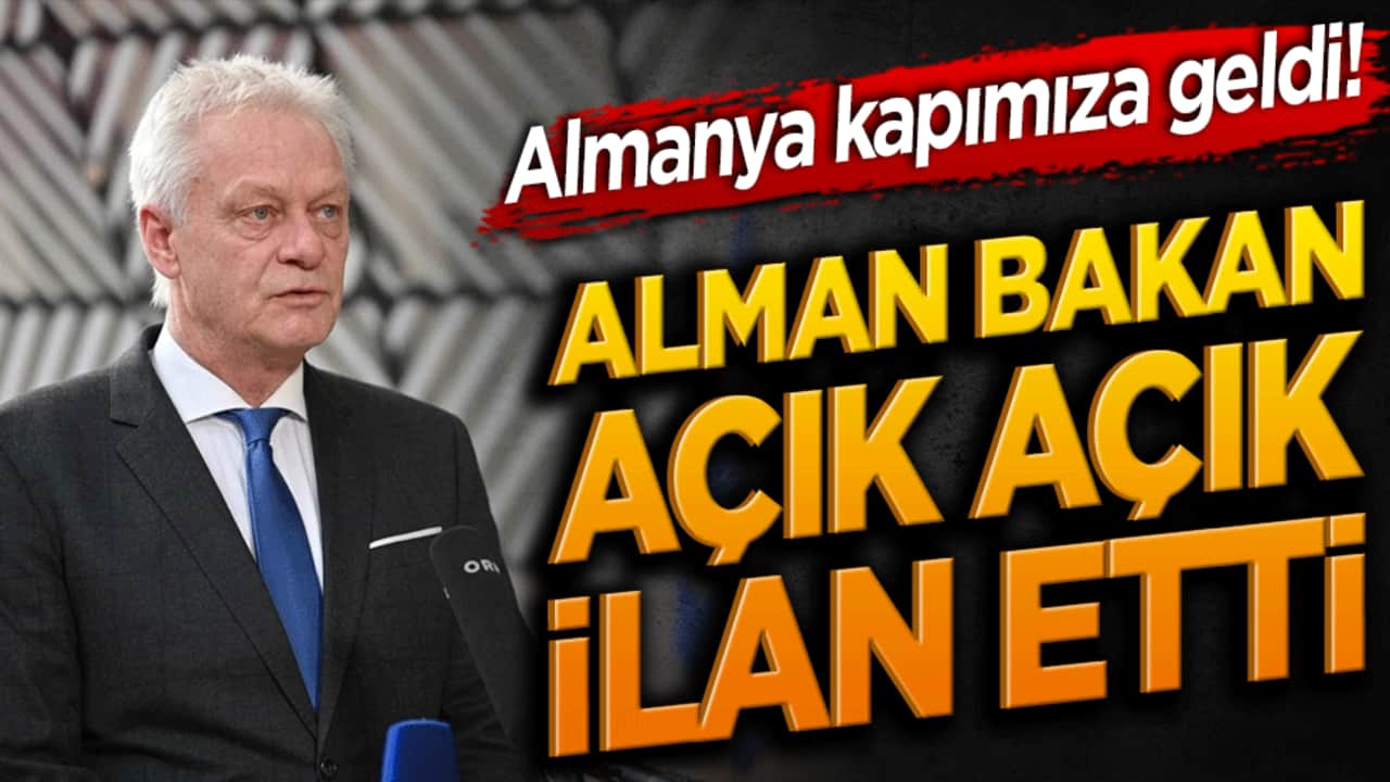 Almanya kapımıza geldi! Alman Bakan açık açık ilan etti: "Türkiye güvenilir bir ortaktır!"