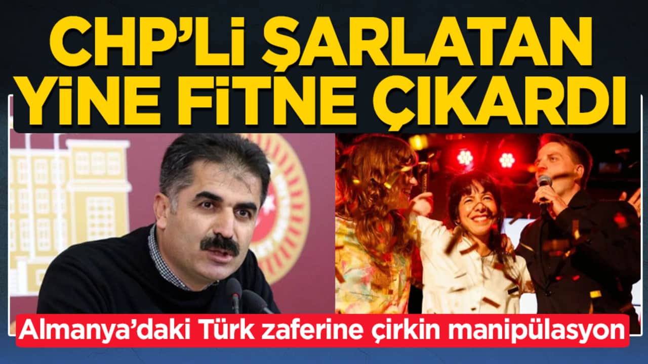 Almanya’daki Türk zaferine çirkin manipülasyon: CHP’li şarlatan Hüseyin Aygün yine fitne çıkardı