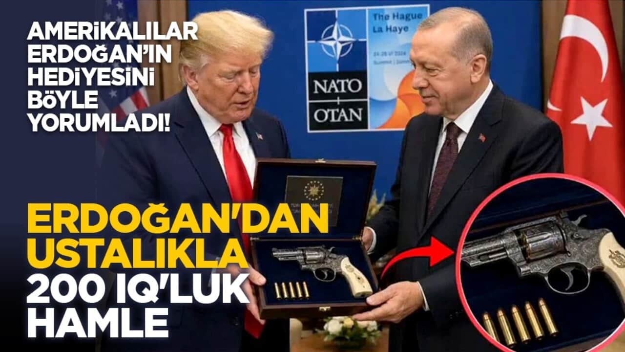 Amerikalılar Erdoğan’ın hediyesini böyle yorumladı! "Erdoğan'dan ustalıkla 200 IQ'luk hamle"
