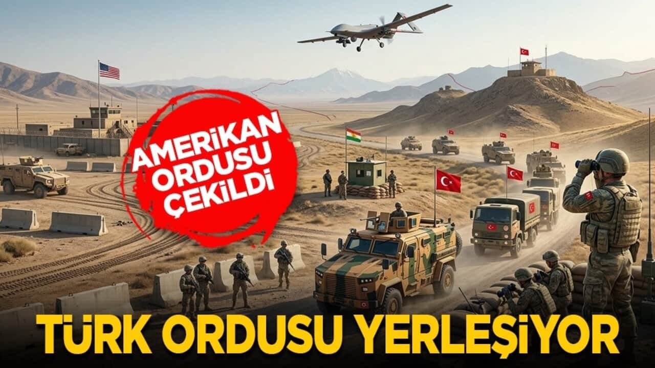 Amerikan ordusu çekildi: Türk ordusu yerleşiyor