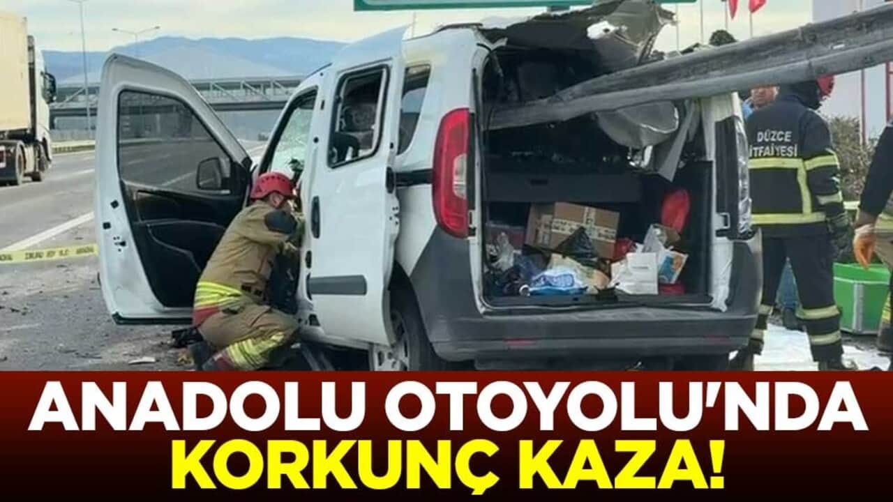 Anadolu Otoyolu'nda korkunç kaza! Ölüler var