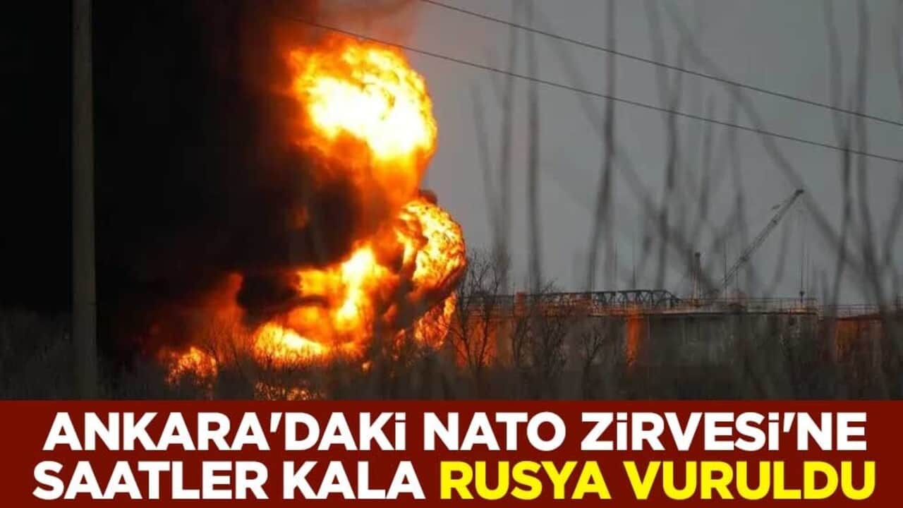 Ankara'daki NATO Zirvesi'ne saatler kala Rusya vuruldu