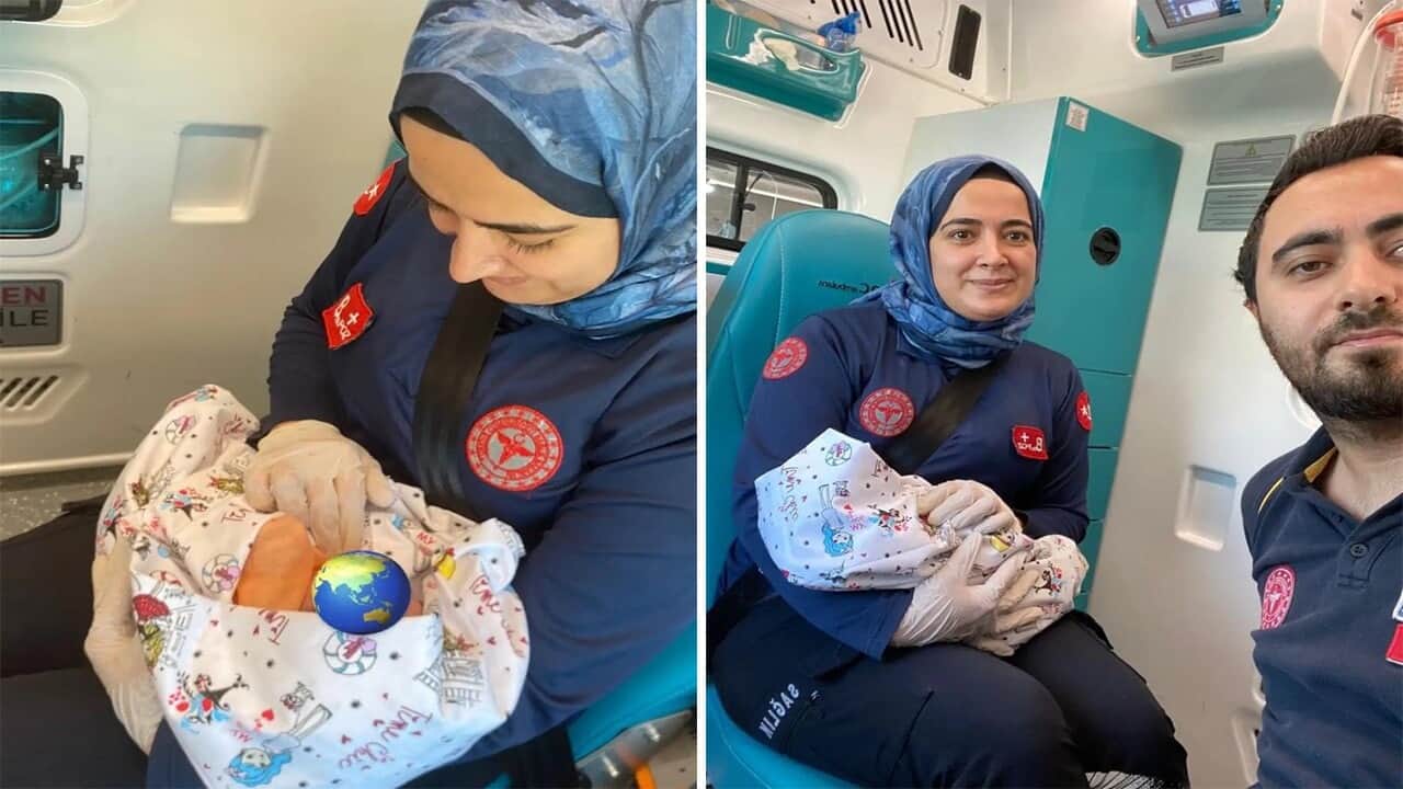 Anne hastaneye yetişemedi, sağlık ekibi bebeği ambulansta doğurttu