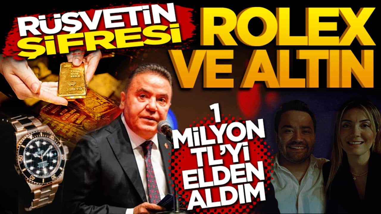 Antalya'da yolsuzluk davası: Rüşvetin şifresi "Rolex" ve "Altın"