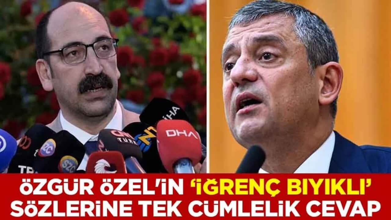 Atakan Sönmez'den Özgür Özel'in "iğrenç bıyıklı" sözlerine tek cümlelik cevap