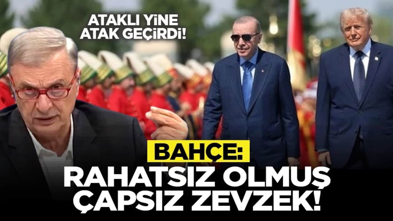 Ataklı yine atak geçirdi! Bahçe: Rahatsız olmuş çapsız zevzek!